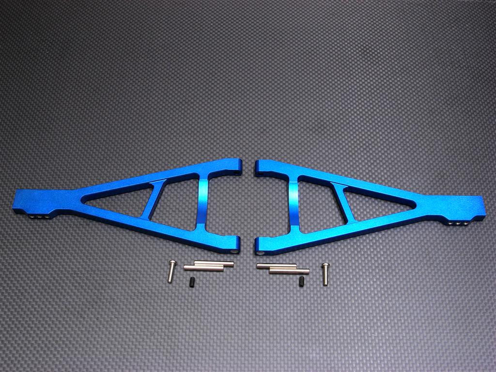Traxxas Revo Aluminum Rear Lower Arm With Pins & Screws - 1Pr Set (Economy Version) Blue