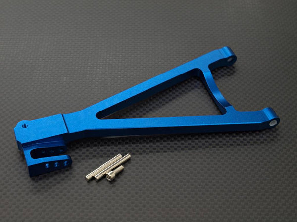 Traxxas Revo, Revo 3.3, E-Revo Aluminum Rear Lower Arm (Sandwich Design With Screws+Pins+Delrin Collars) - 1Pc Set (For Left Side) Blue