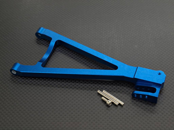 Traxxas Revo, Revo 3.3, E-Revo Aluminum Rear Lower Arm (Sandwich Design With Screws+Pins+Delrin Collars)-1Pc Set (For Right Side) Blue