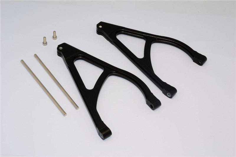 Traxxas Revo, Revo 3.3, E-Revo Aluminum Rear Upper Arm (Sandwich Design With Screws+Pins+Delrin Collars) - 1Pr Set Black