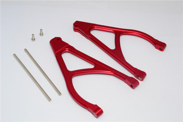 Traxxas Revo, Revo 3.3, E-Revo Aluminum Rear Upper Arm (Sandwich Design With Screws+Pins+Delrin Collars) - 1Pr Set Red