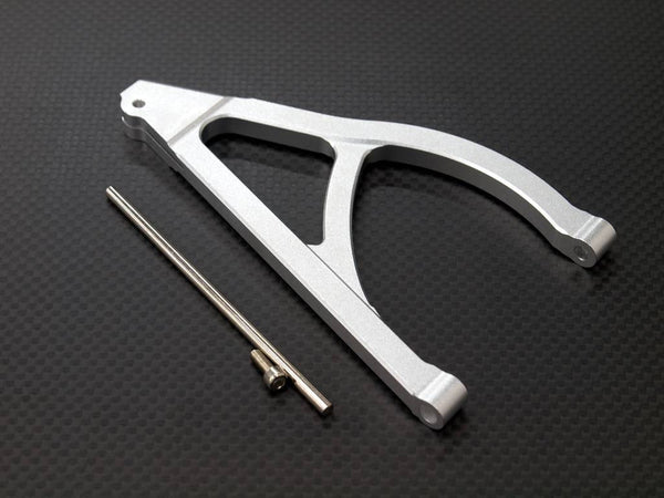 Traxxas Revo, Revo 3.3, E-Revo Aluminum Rear Upper Arm (Sandwich Design With Screws+Pins+Delrin Collars)-1Pc Set (For Right Side) Silver