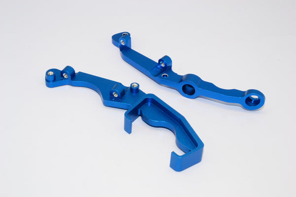 Traxxas Revo & Revo 3.3 Aluminum Engine Mount Side Supportor - 2Pcs Blue