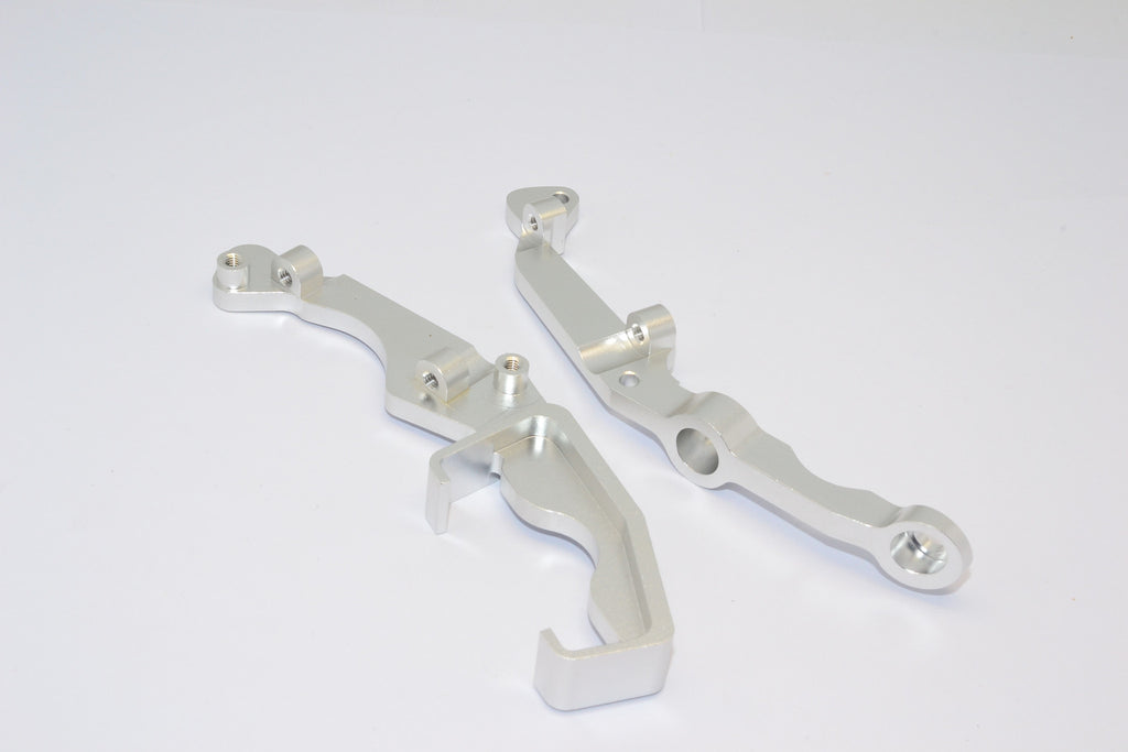 Traxxas Revo, Revo 3.3 Aluminum Engine Mount Side Supportor - 2 Pcs Silver
