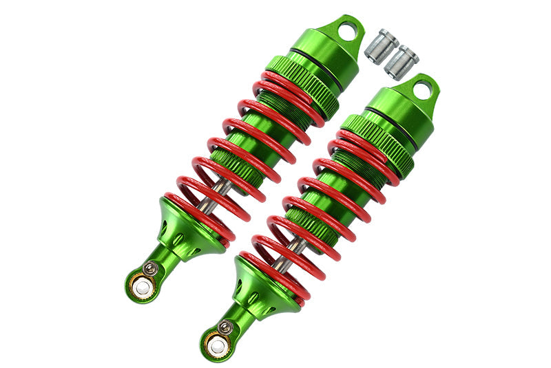 Aluminum Fron Or /Rear Adjustable Spring Dampers (85mm) with Aluminum Ball Ends For 1:10 Traxxas E-Revo Brushless / E-Revo VXL 2.0 / Revo / Revo 3.3 - 1Pr Set Green