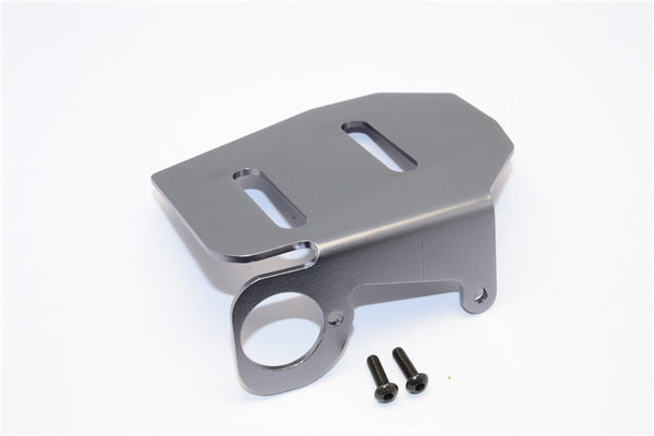 Traxxas Revo, Revo 3.3 Aluminum Fuel Tank Protector With Screws - 1Pc Set Gray Silver