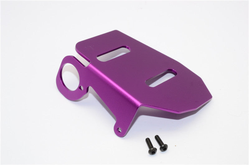 Traxxas Revo, Revo 3.3 Aluminum Fuel Tank Protector With Screws - 1Pc Set Purple