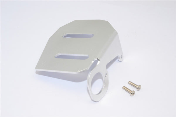 Traxxas Revo & Revo 3.3 Aluminum Fuel Tank Protector With Screws - 1Pc Set Silver