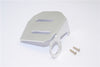 Traxxas Revo & Revo 3.3 Aluminum Fuel Tank Protector With Screws - 1Pc Set Silver