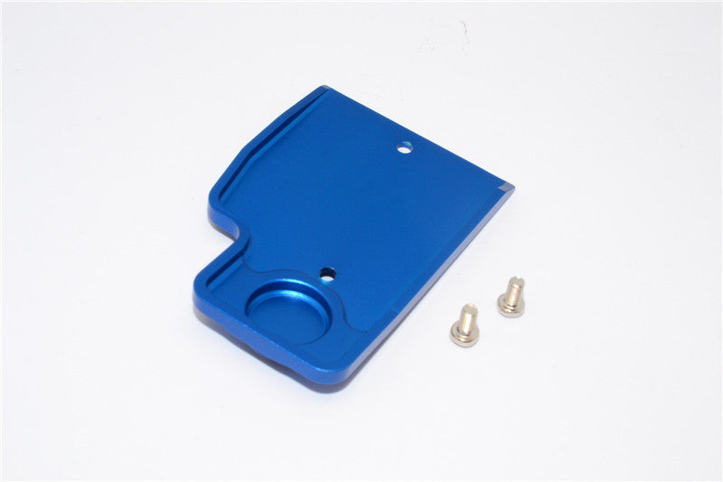Traxxas Revo & Revo 3.3 Aluminum Fuel Tank Mount Plate With Screws - 1Pc Set Blue