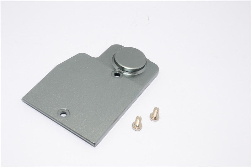 Traxxas Revo & Revo 3.3 Aluminum Fuel Tank Mount Plate With Screws - 1Pc Set Gray Silver