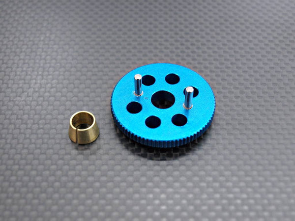 Traxxas Revo, Revo 3.3 Aluminum Light Fly Wheel - 1Pc Blue