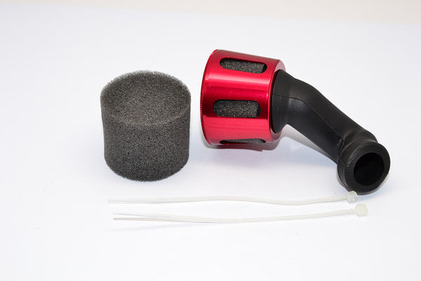Traxxas Revo, Revo 3.3 Aluminum Air Filter With 2Pcs Foam & Manifold - 1 Set (GPM Version) Red