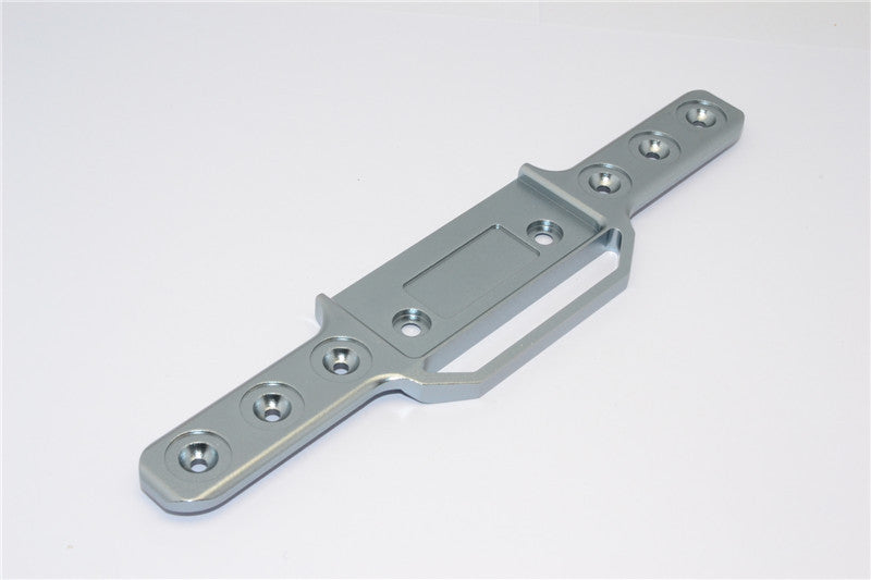 Traxxas Revo, Revo 3.3 Aluminum Rear Bumper - 1Pc Gray Silver