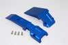 Traxxas Revo, Revo 3.3 Aluminum Front Skid Plate With Screws - 2Pcs Set Blue