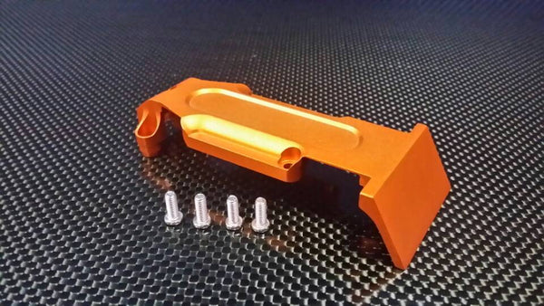 Traxxas Revo, Revo 3.3 Aluminum Rear Skid Plate With Screws - 1Pc Set Orange