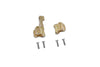 Brass Front Axle Mount Set For Suspension Links For 1:10 Traxxas TRX-4 Crawlers - 6Pc Set