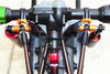 Traxxas 1/10 TRX 4 Trail Defender Crawler Aluminum Rear Axle Mount Set for Suspension Links - 2Pc Set Silver