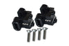 Traxxas TRX-4 Trail Defender Crawler Aluminum Rear Axle Mount Set For Suspension Links - 2Pc Set Black