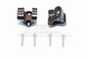 Traxxas TRX-4 Trail Defender Crawler Aluminum Rear Axle Mount Set For Suspension Links - 2Pc Set Brown