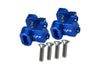 Traxxas TRX-4 Trail Defender Crawler Aluminum Rear Axle Mount Set For Suspension Links - 2Pc Set Blue