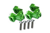 Traxxas TRX-4 Trail Defender Crawler Aluminum Rear Axle Mount Set For Suspension Links - 2Pc Set Green