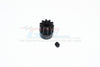 Traxxas TRX-4 Trail Defender Crawler / TRX-6 Mercedes-Benz G63 Steel 10T Pinion Gear - 1Pc Set Black