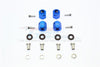 Traxxas TRX-4 Trail Defender Crawler Aluminum Wheel Hex Adapters 12mm - 4Pcs Set Blue