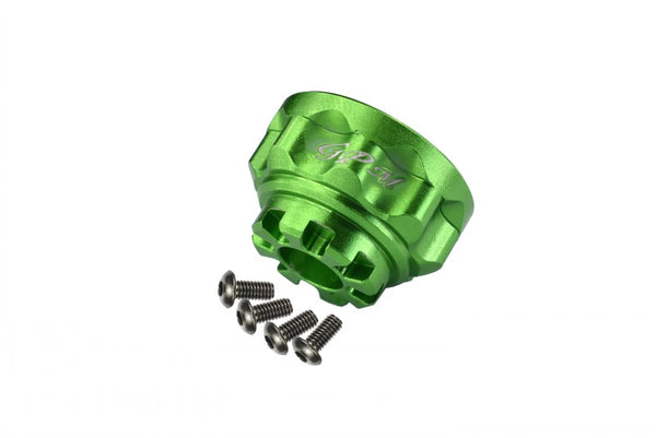 Traxxas TRX-4 Trail Defender Crawler Aluminum Front/Rear Differential Carrier - 1Pc Set Green