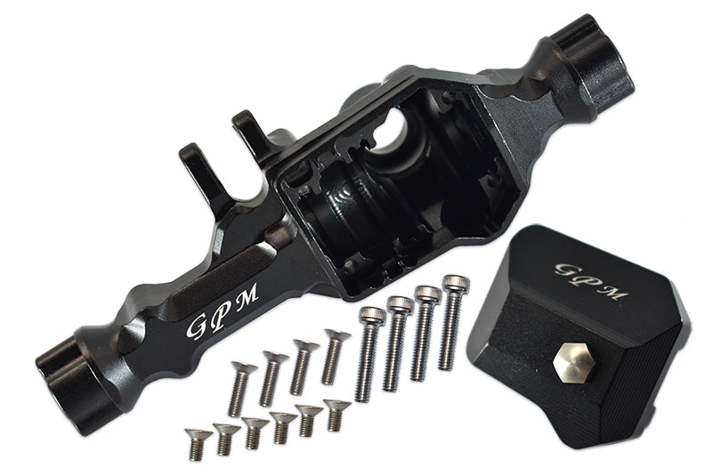 Traxxas TRX-4 Trail Defender Crawler / TRX-6 Mercedes-Benz G63 Aluminum Front Gear Box - 1 Set Black