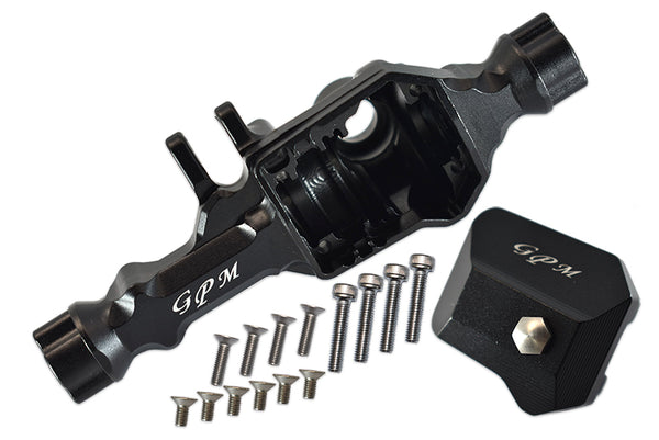 Traxxas TRX-4 Trail Defender Crawler / TRX-6 Mercedes-Benz G63 Aluminum Front Gear Box - 1 Set Black