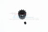 Traxxas TRX-4 Trail Defender Crawler / TRX-6 Mercedes-Benz G63 Steel 12T Pinion Gear - 1Pc Set Black