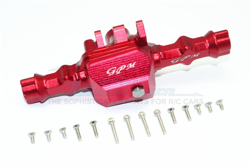 Traxxas TRX-4 Trail Defender Crawler Aluminum Rear Gear Box - 1 Set Red