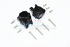 Traxxas TRX-4 Trail Defender Crawler Aluminum Rear Gear Box Mounts - 1Pr Set Black