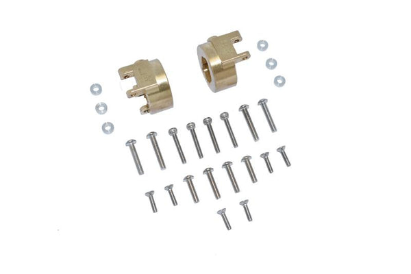 Brass Rear Gear Box Mounts (Multiple Positioning Holes) For 1:10 Traxxas TRX-4 RC Crawlers - 28Pc Set 