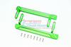 Traxxas TRX-4 Defender / Tactical Unit / Blazer Upgrade Parts Aluminum Side Steps (Reticulated Pattern A) - 1Pr Set Green