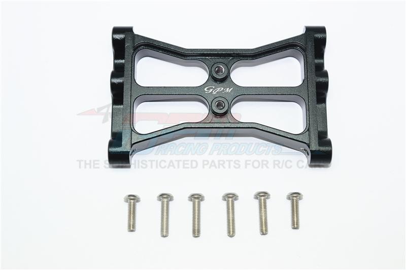 Traxxas TRX-4 Trail Defender Crawler Aluminum Chassis Crossmember - 1Pc Set Black