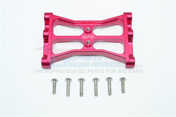 Traxxas TRX-4 Trail Defender Crawler Aluminum Chassis Crossmember - 1Pc Set Red