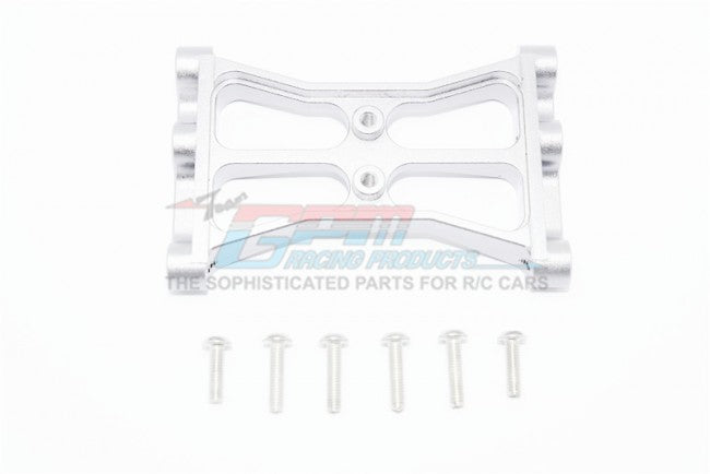Traxxas TRX-4 Trail Defender Crawler / TRX-6 Mercedes-Benz G63 Aluminum Chassis Crossmember - 1Pc Set Silver