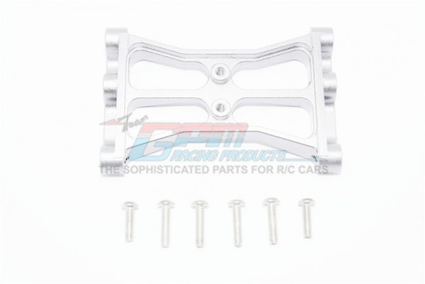 Traxxas TRX-4 Trail Defender Crawler / TRX-6 Mercedes-Benz G63 Aluminum Chassis Crossmember - 1Pc Set Silver
