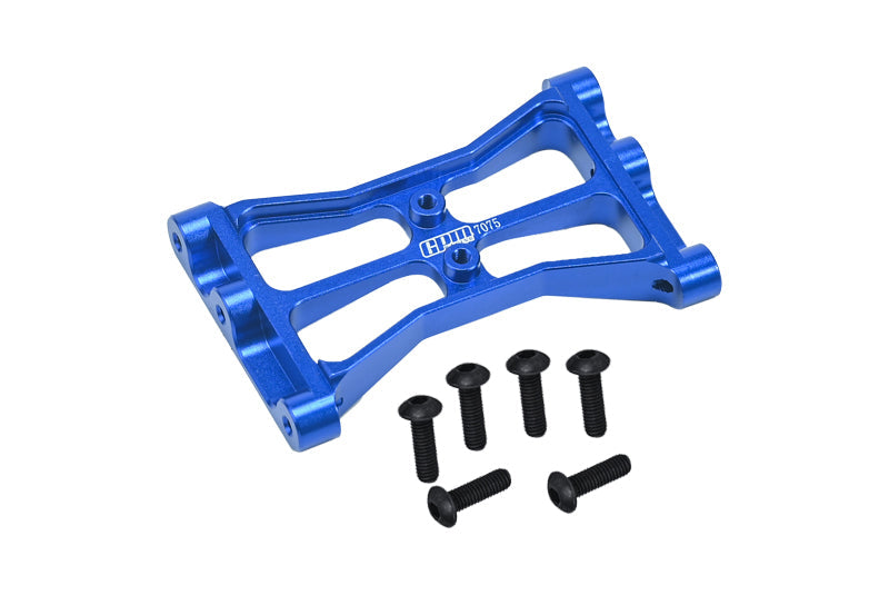 Aluminum 7075 Rear Chassis Crossmember For Traxxas 1:10 TRX 4 Trail Defender Crawler / TRX 6 Mercedes Benz G63 Upgrades - Blue