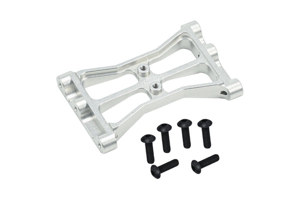 Aluminum 7075 Rear Chassis Crossmember For Traxxas 1:10 TRX 4 Trail Defender Crawler / TRX 6 Mercedes Benz G63 Upgrades - Silver