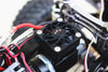 Traxxas TRX-4 Trail Defender Crawler / TRX-6 Mercedes-Benz G63 Aluminum 35mm Motor Heatsink With Cooling Fan - 1 Set Black