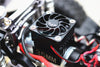 Traxxas TRX-4 Trail Defender Crawler / TRX-6 Mercedes-Benz G63 Aluminum 35mm Motor Heatsink With Cooling Fan - 1 Set Black