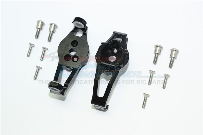 Traxxas TRX-4 Trail Defender Crawler Aluminum Front C Hubs - 1Pr Set Black
