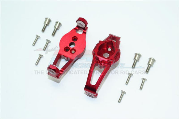 Traxxas TRX-4 Trail Defender Crawler Aluminum Front C Hubs - 1Pr Set Red