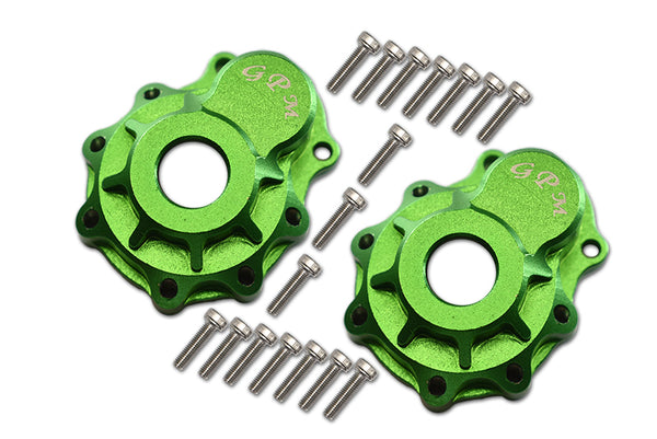 Traxxas TRX-4 Trail Defender Crawler / TRX-6 Mercedes-Benz G63 Aluminum Outer Portal Drive Housing (Front Or Rear) - 2Pcs Set Green