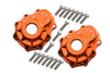 Traxxas TRX-4 Trail Defender Crawler / TRX-6 Mercedes-Benz G63 Aluminum Outer Portal Drive Housing (Front Or Rear) - 2Pcs Set Orange