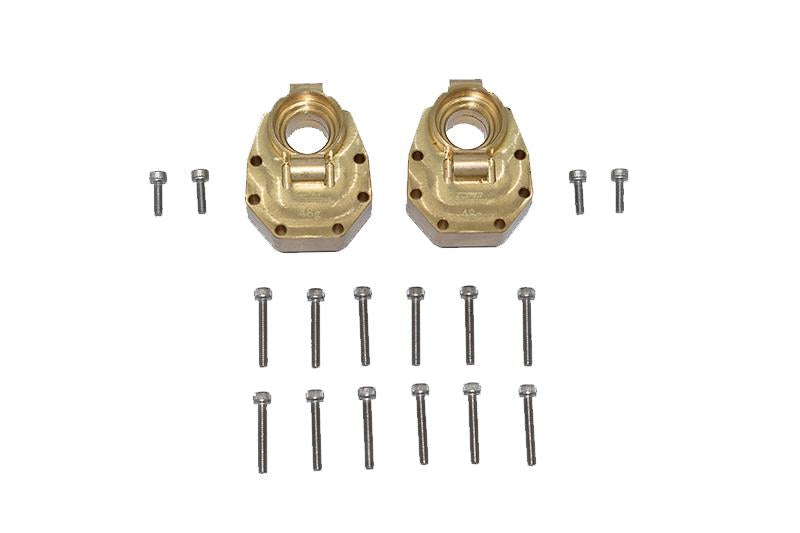 Brass Rear Knuckle Arms Inner Case For Traxxas 1:10 RC Crawler TRX-4 / TRX-6 - 2Pc Set