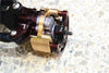 Traxxas TRX-4 Trail Defender Crawler / TRX-6 Mercedes-Benz G63 Brass Pendulum Wheel Knuckle Axle Weight With Alloy Lid + 9mm Hex Adapter - 1Pr Set Red